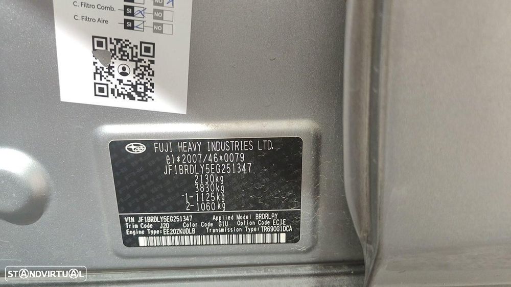 CENTRALINA DO MOTOR UCE SUBARU LEGACY COMBI OUTBACK B14 - 7