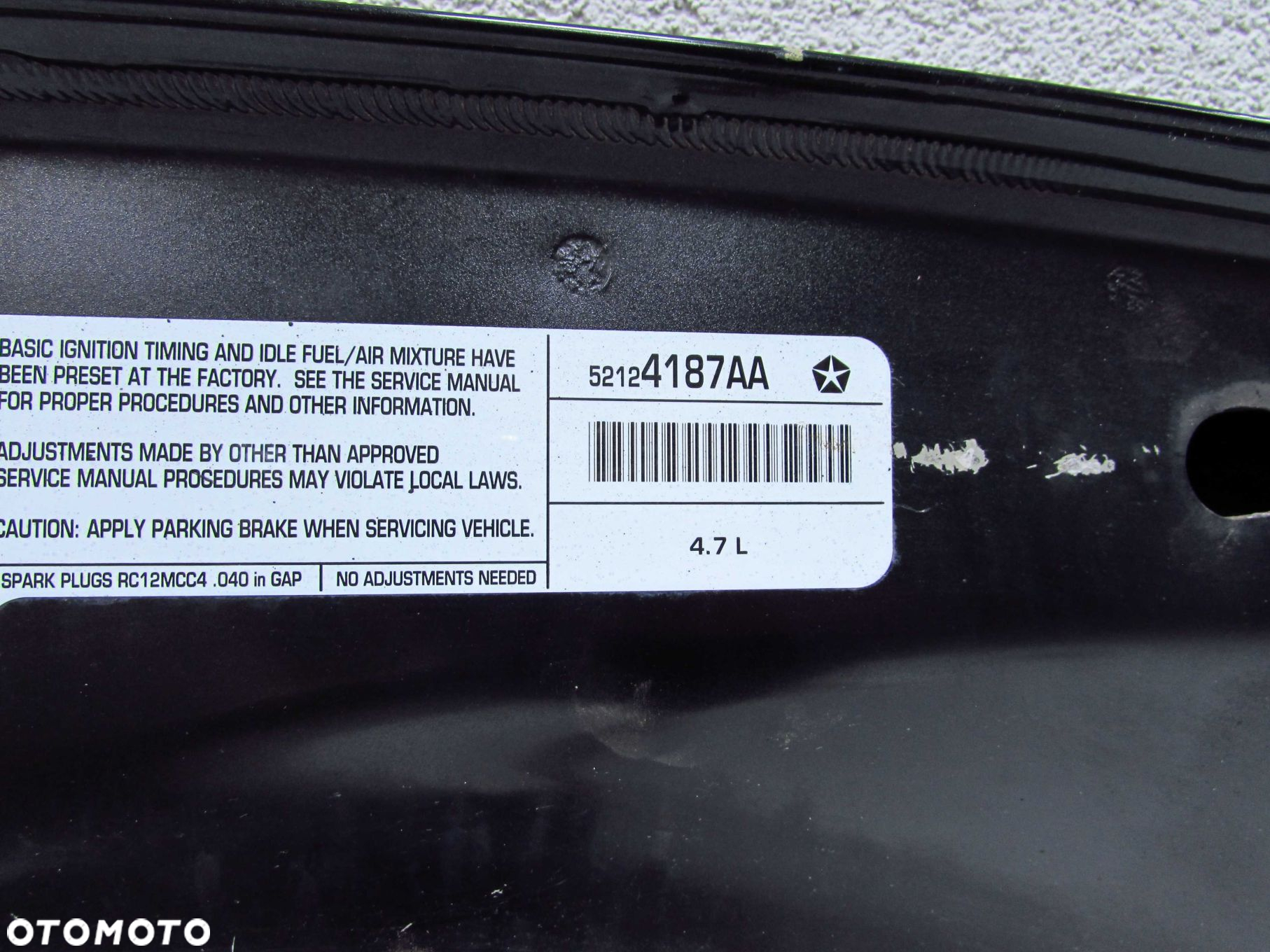 JEEP GRAND CHEROKEE WK 05-10 MASKA POKRYWA SILNIKA - 9