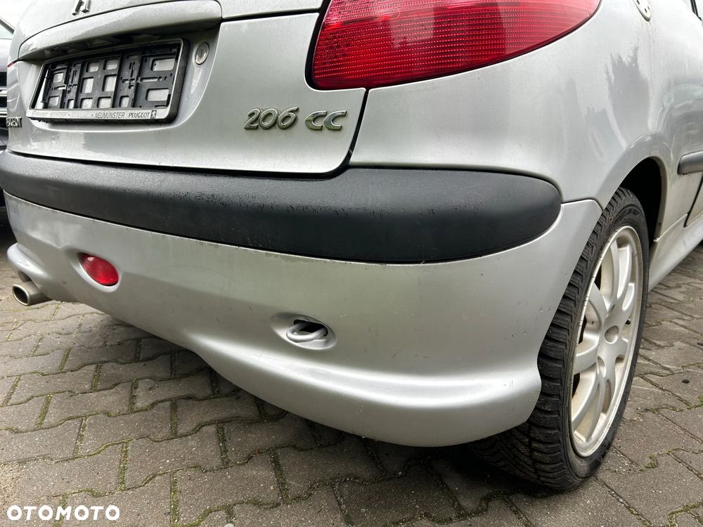 TYLNY ZDERZAK PEUGEOT 206 CC - 2