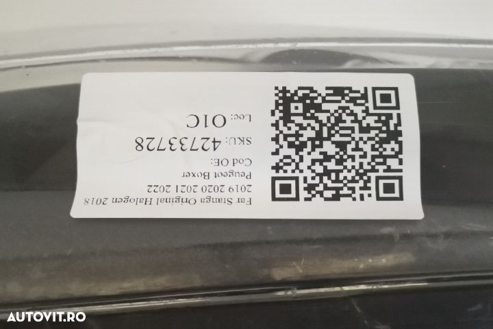 Far Dreapta Original Halogen 2018 2019 2020 2021 2022 Peugeot Boxer - 8
