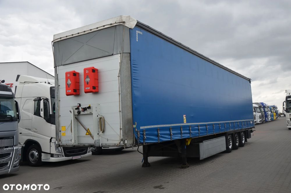 Schmitz Cargobull VARIOS / 2 POZIOMY JAZDY / OŚ PODNOSZONA / DACH POD. / KOSZ PALETOWY / CODE XL / OCYNK / 7390 - 2