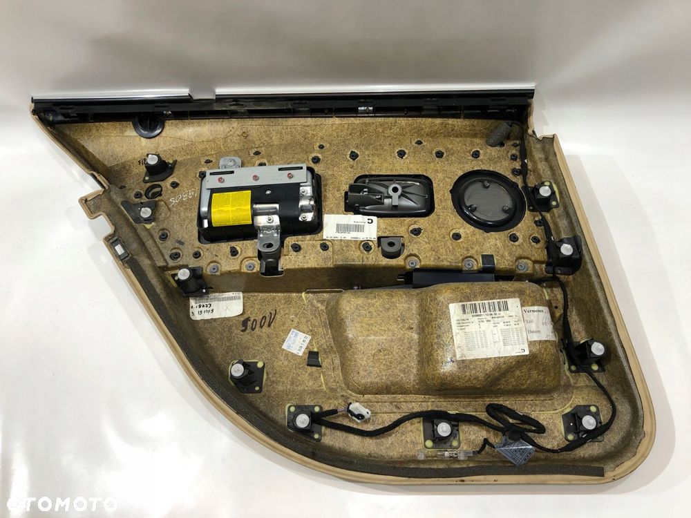 bmw 7 e65 boczek tapicerka drzwi prawy tył tylny - 6