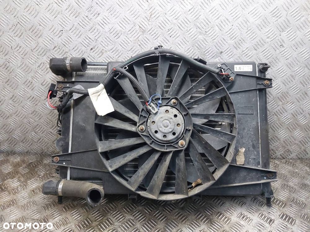 CHŁODNICE KOMPLET + WENTYLATOR ALFA ROMEO 147 I 1.6 16V - 1