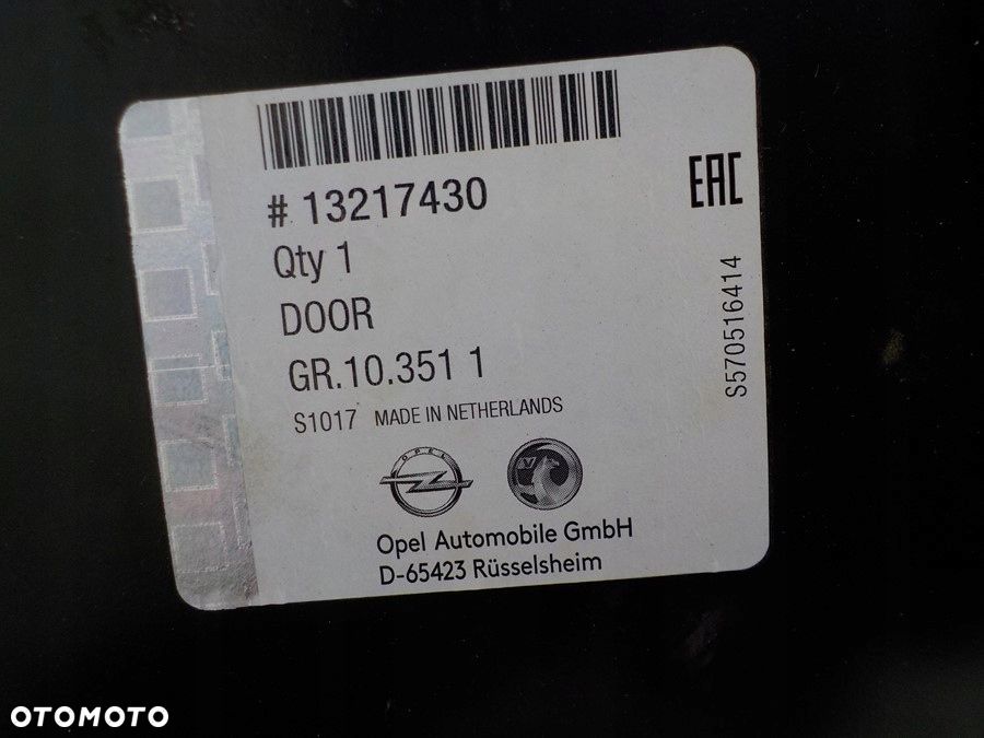 OPEL MERIVA A DRZWI NOWE ORYGINAŁ PRZÓD PRAWE - 3