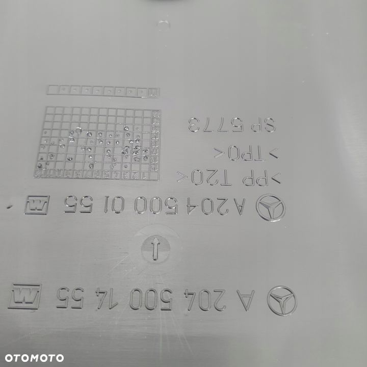 OSLONA PASA PRZEDNIEGO PRZOD SRODKOWA PRAWA LEWA KOMPLET NOWA MERCEDES C W204 ORYGINAL NOWE 2045000155 2045001455 2048261424 2048261324 - 13