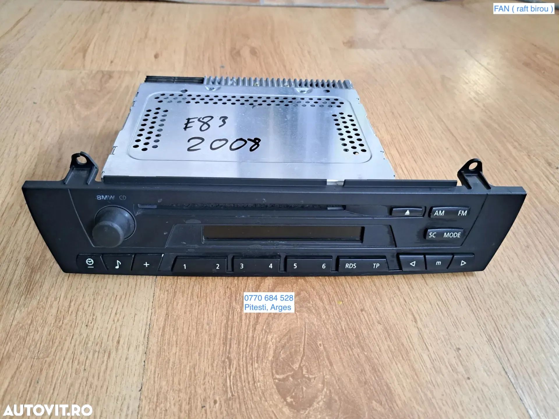 Radio CD Basic Cd Player casetofon original BMW X3 E83+LCI Z4 E85 - 1