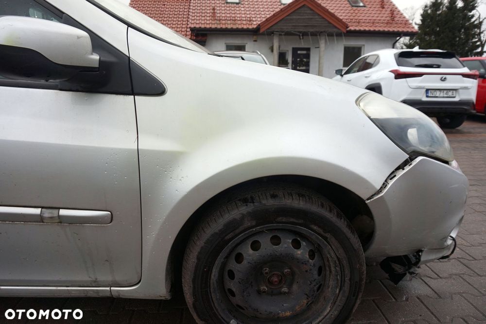 MASKA ZDERZAK BŁOTNIKI LAMPY CLIO III PH2 LIFT TED69  RENAULT 2009-2012 SREBRNY PRZÓD KOMPLETNY - 20