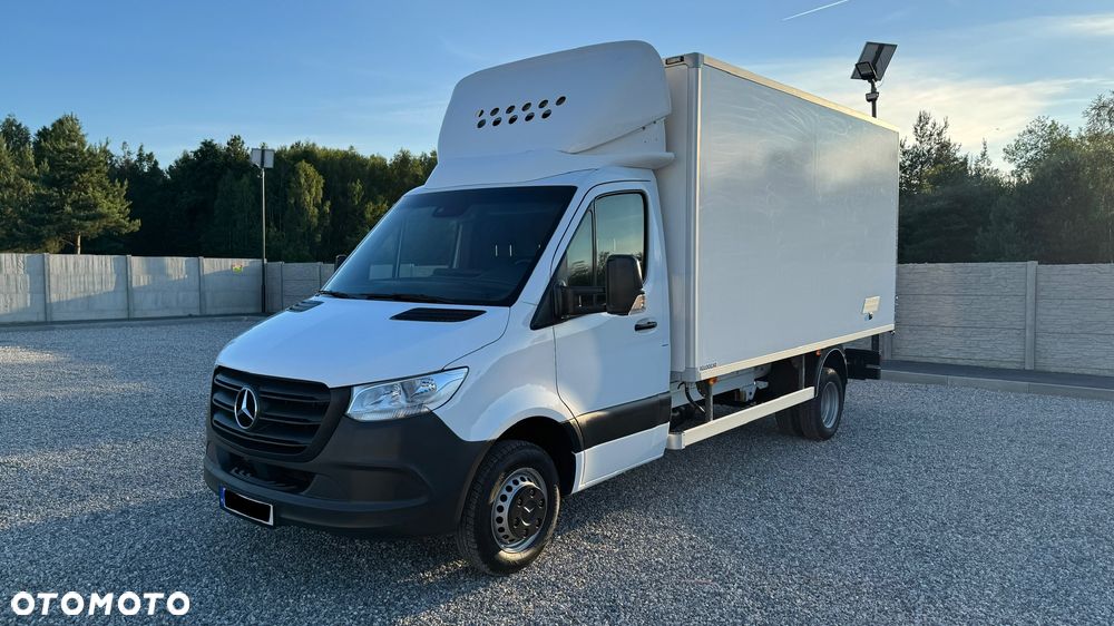 Mercedes-Benz Sprinter Salon Polska, 2.0 silnik, kontener chłodnia! Koła bliźniacze, JAK NOWY! - 2