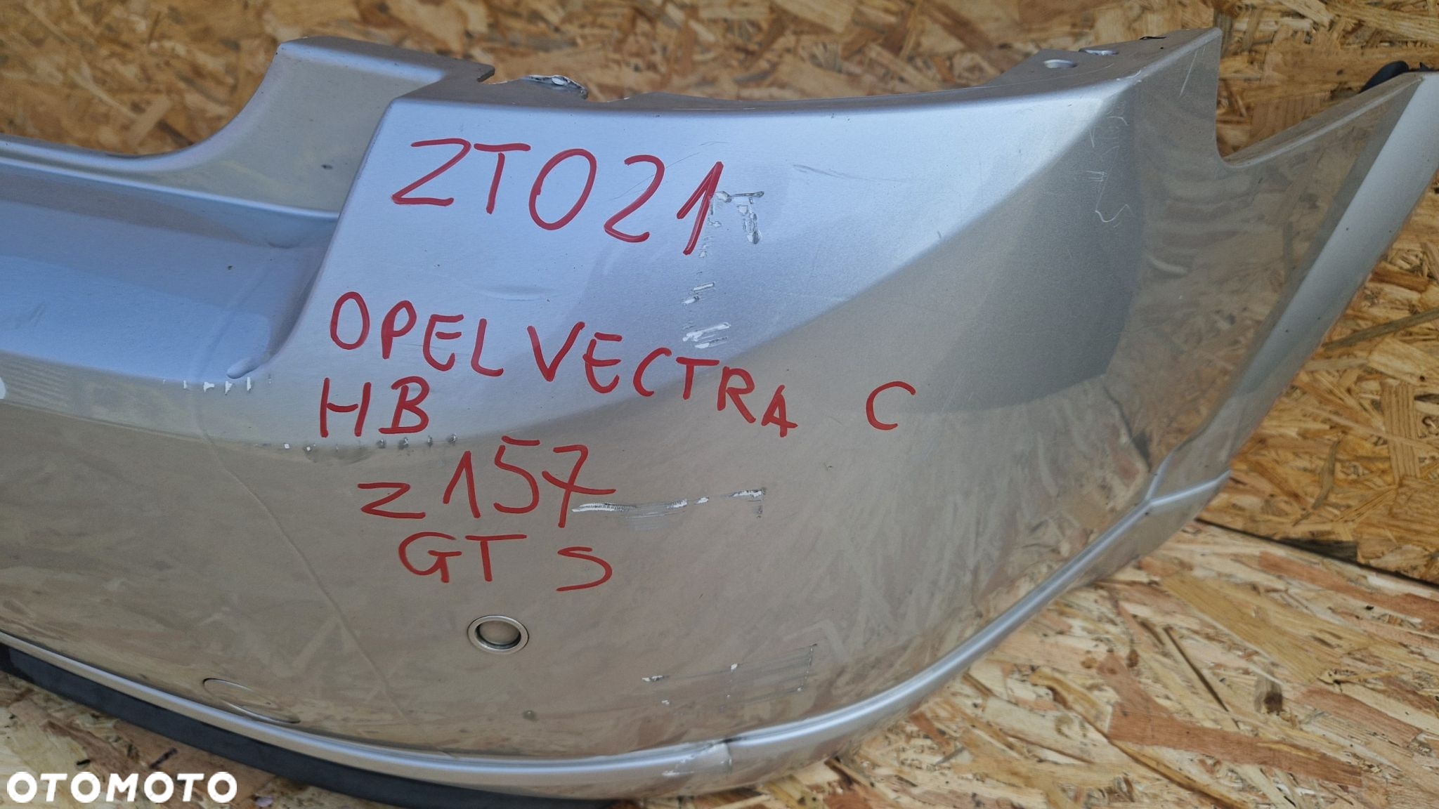 OPEL VECTRA C HB GTS ZDERZAK TYLNY TYŁ KOD LAK.Z157 - 2