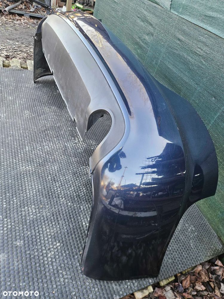 Zderzak Tył Tylny 4F5807511A 4F0807521A Granatowy LZ5D Dwa Wydechy Dyfuzor Audi A6 C6 Sedan - 11