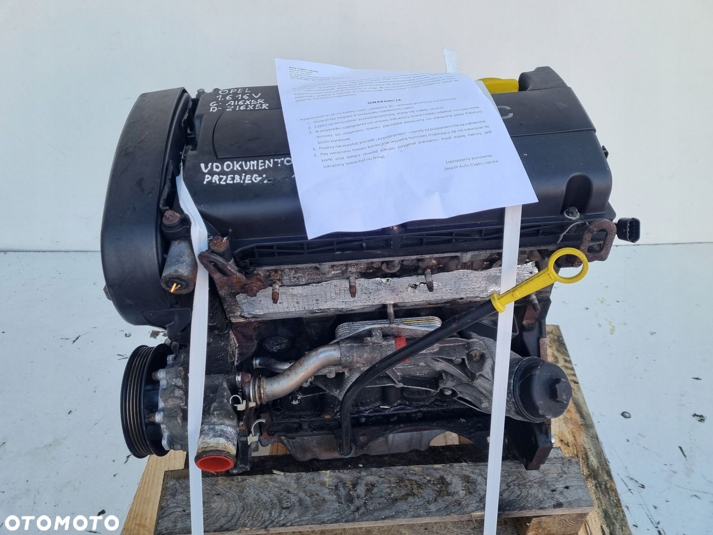 SILNIK KOMPLET Opel Zafira B 1.6 16V udokumentowane 155tyś Z16XER A16XER - 1