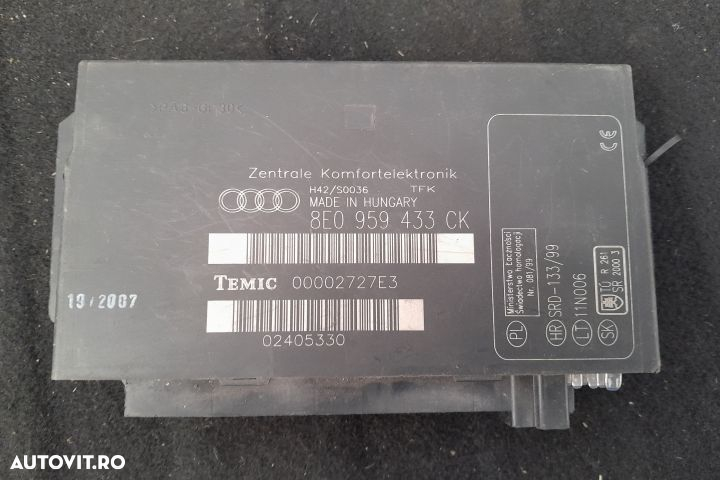 Modul confort 8E0959433CK 8E0959433CK Audi A4 B7 [2004 - 2008] Avant - 3