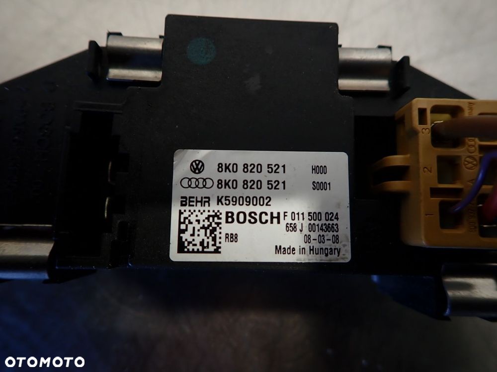 REZYSTOR OPORNIK DMUCHAWY AUDI A4 B8 2.0 8K0820521 - 2