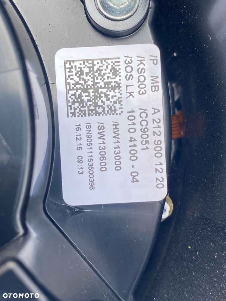 MERCEDES cls 218 212 przelaczniki tasma komplet A 2129001220 - 2