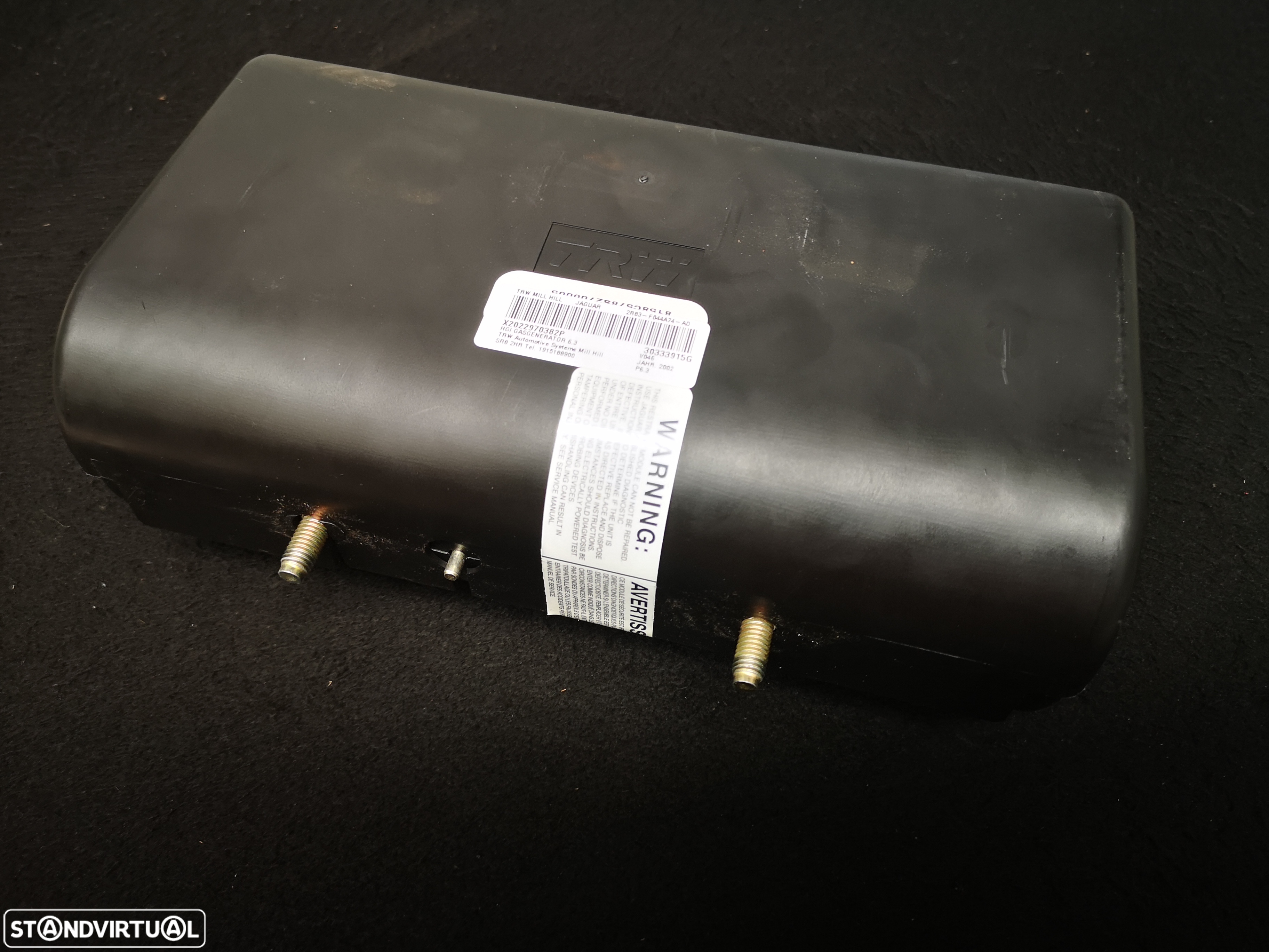 Airbag do tablier pasageiro Jaguar s-type Type-s  2002 - 6
