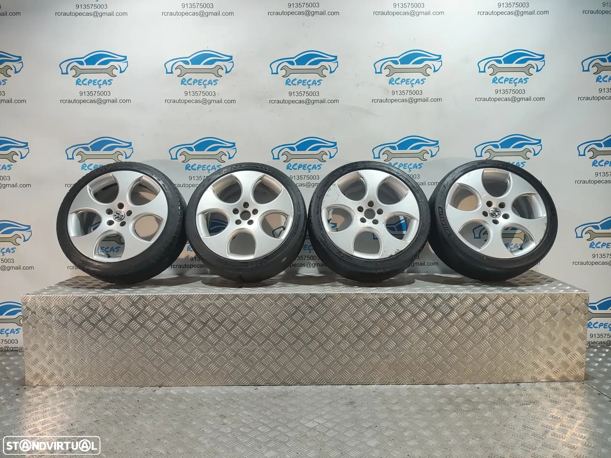Jantes VW Volkswagen Polo GTI - 17" | 5x100 - Fase 5 | MK 5 | 6R 6R 6C1 - 7J | ET46 | 5X100 - 6R0601025H | Jante | 17 Polegadas | 5 x 100 | Ronal | Original | Originais - 2