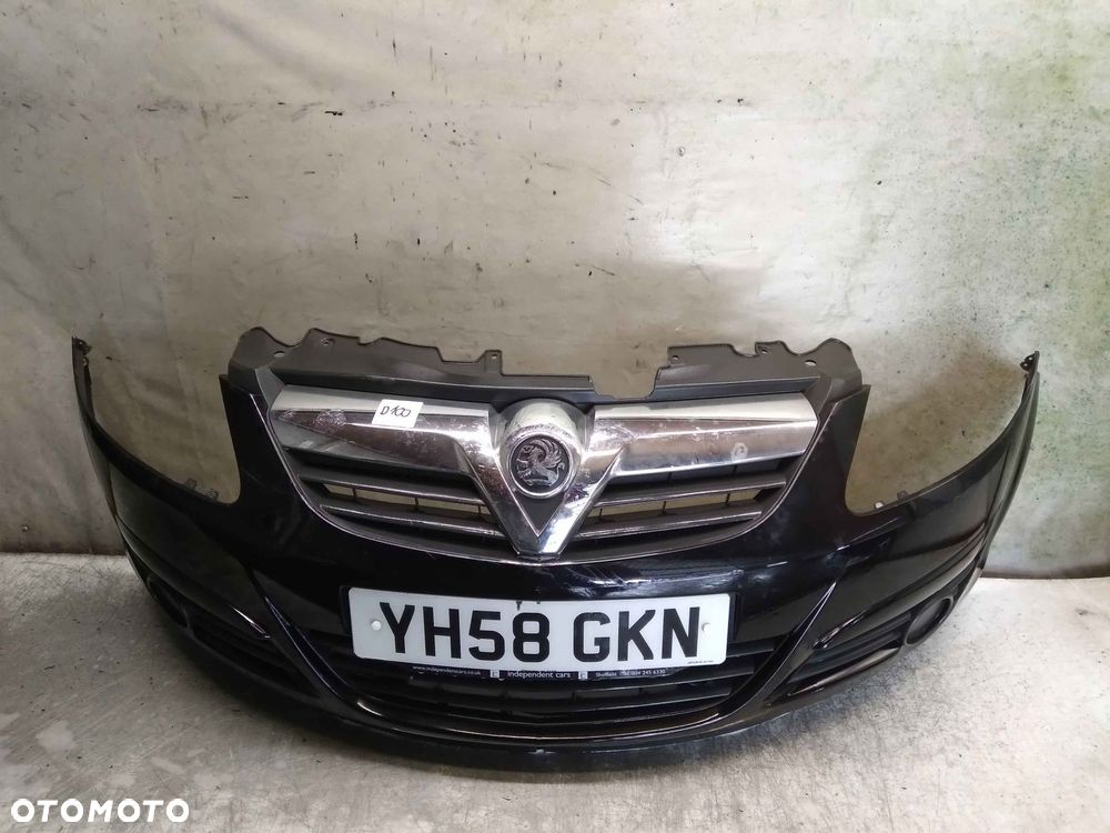 ^ ZDERZAK PRZÓD PRZEDNI OPEL CORSA D Z20R CZARNY - 1