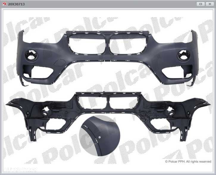 BMW X1 F48 Model 2015 - 2022 Bara fata VOPSITA - 1