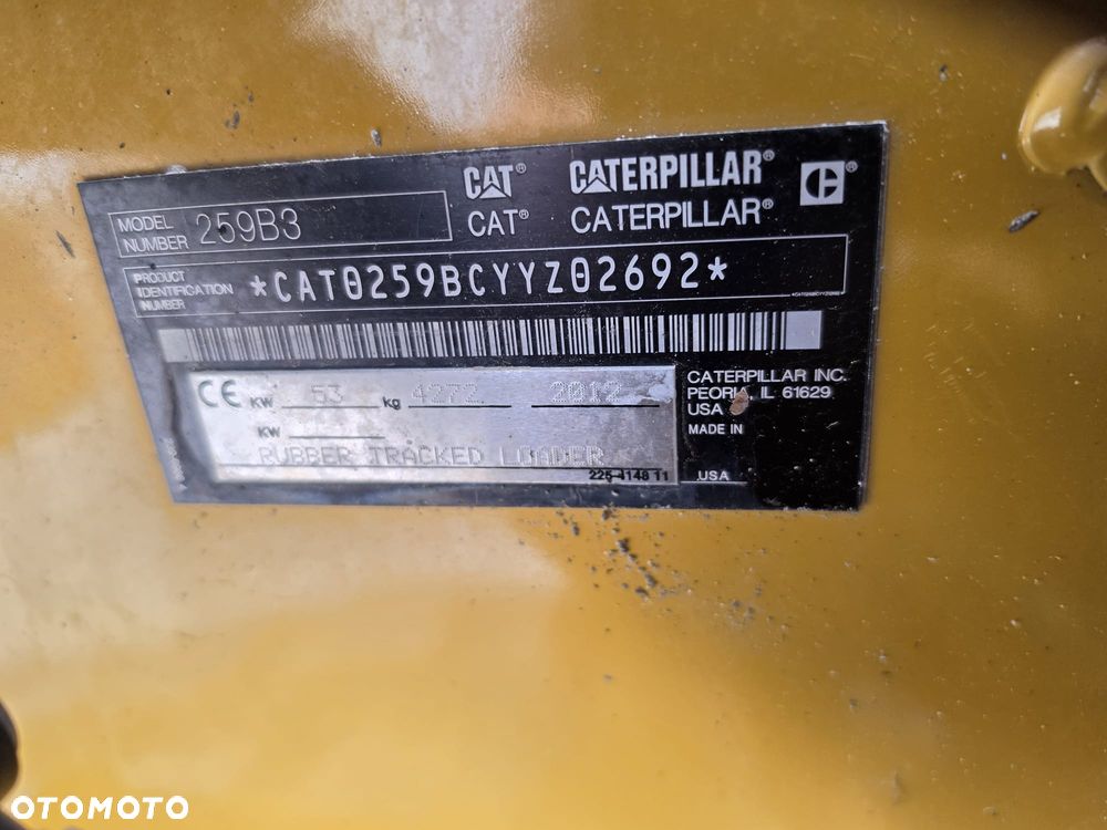 Caterpillar 259B3, 249, 247, 259 - 19