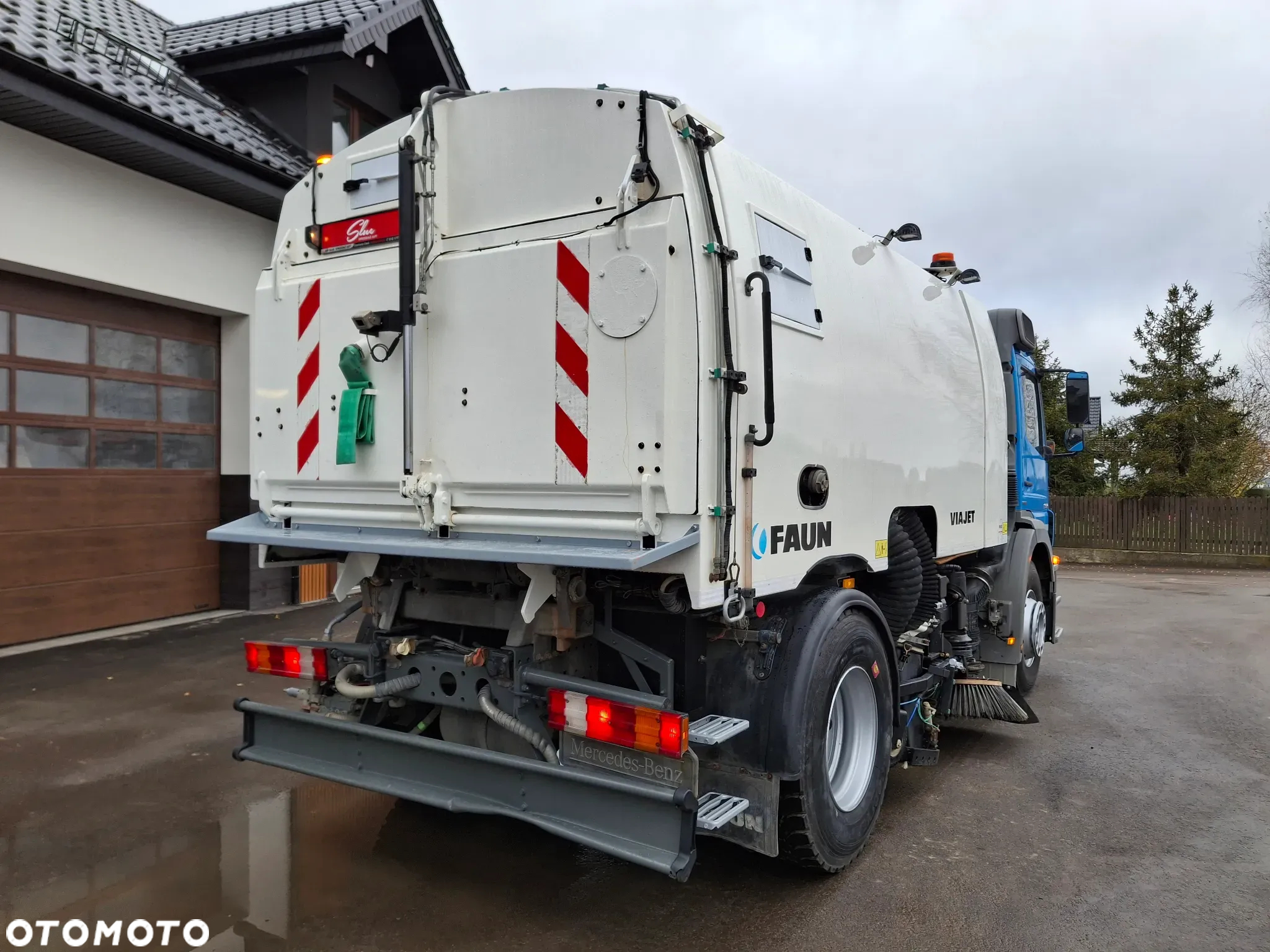 Mercedes-Benz Axor 1829 Zamiatarka FAUN Viajet 2010r EUnited PM10 Karcher Przebieg 76 Tyś KM Euro 5 - 4