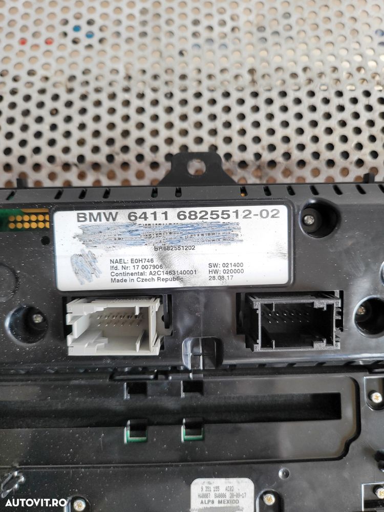 Modul Panou Comanda Clima Ac Bmw X3 X4 F25 F26 Volan Stanga Cod 6825512 Impecabil Dezmembrez Bmw X4 F26 2.0 D Motor B47 Xdrive 4x4 Volan Stanga Bi-Xenon - 6