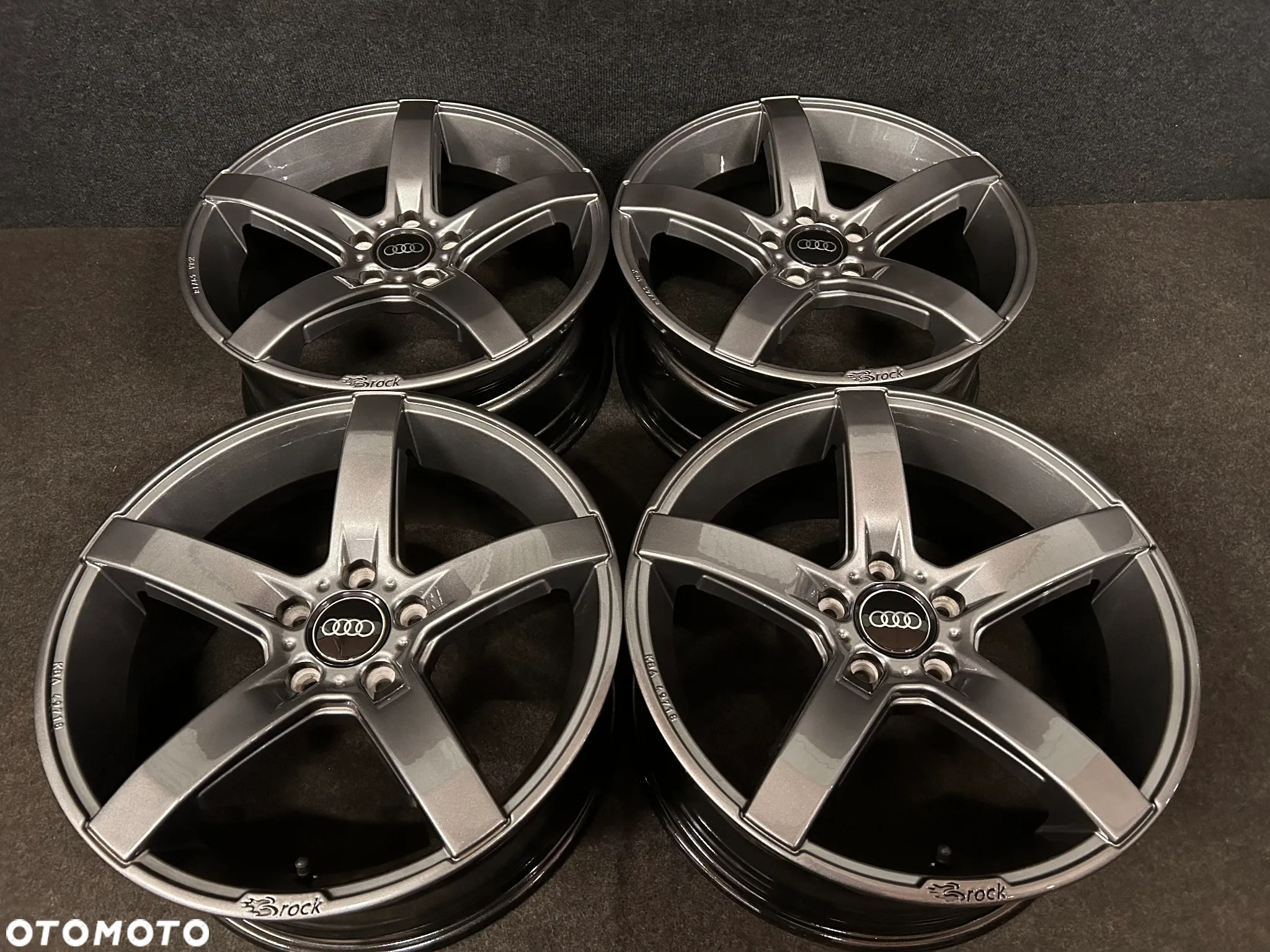 Alufelgi Brock Audi A4 B9, B8, A6 C7, C8, Q5 18 cali 5x112 4szt. Ładne! - 4