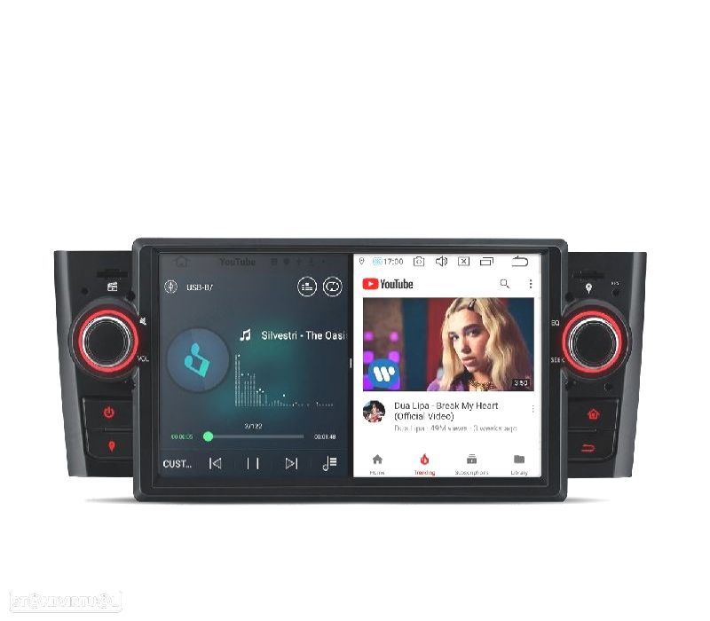 AUTO RADIO GPS ANDROID 10 PARA FIAT GRANDE PUNTO 05-09 USB GPS TACTIL HD - 2