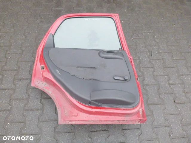 DRZWI LEWY TYŁ LEWE TYLNE KOMPLETNE OPEL CORSA C Z573 - 14