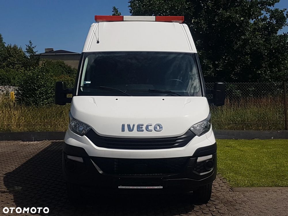 Iveco 50C15 DAILY 7-OSÓB BRYGADÓWKA BLIŹNIAKI MAXI DŁUGI WYSOKI KLIMA BLASZAK VAN FURGON HAK KRAJOWY - 15