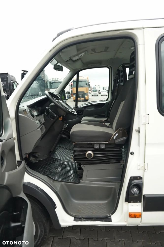 Iveco 35-130 / WYWROTKA TYLNOZSYPOWA STALOWA / BRYGADÓWKA - 7 OSÓB / BLIŹNIAK / MANUAL / SPROWADZONY / - 23