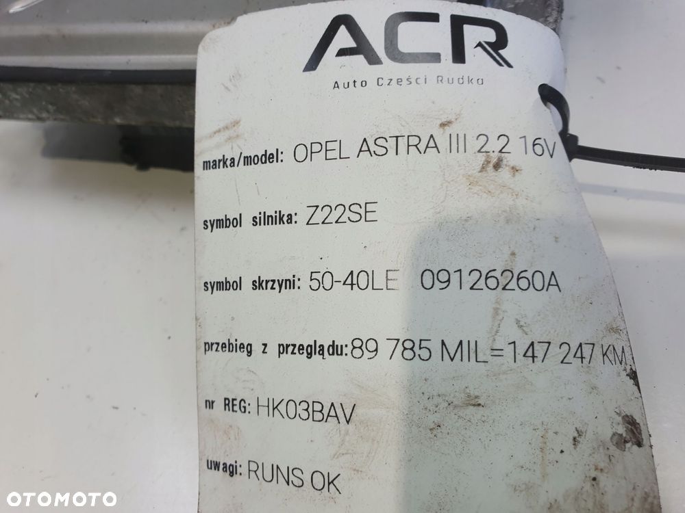 Opel Astra II G 2.2 16V STEROWNIK SILNIKA 12210443 - 14