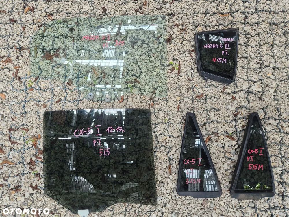 MAZDA / NISSAN SZYBY BOCZNE CZOŁOWE TYLNE - 13