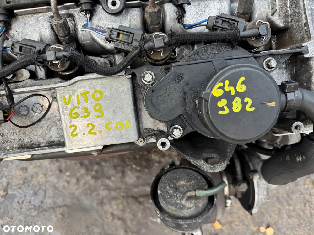Silnik kompletny Mercedes Vito 2.2CDI 646982 - 5