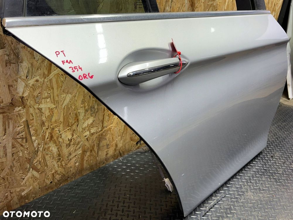 bmw 5 f10 f11 2015 tył strona prawa drzwi tylne 354 titansilber - 13
