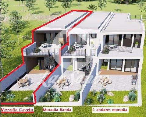 Moradia de Gaveto T3 em Santo Tirso