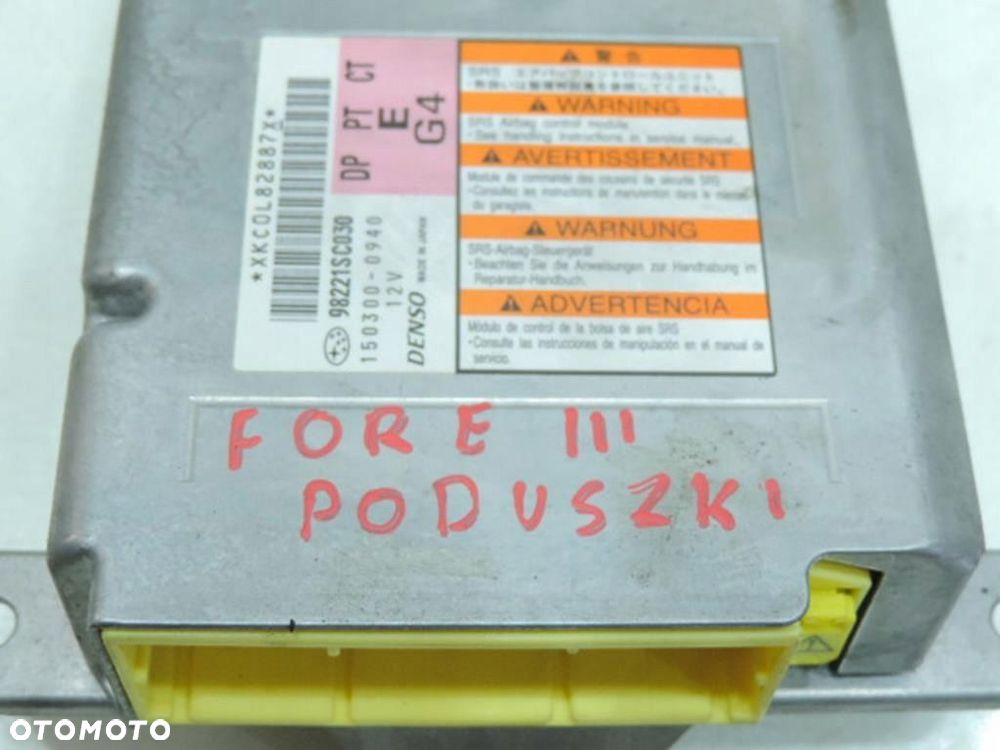 SENSOR AIRBAG SUBARU FORESTER III 98221SC030 - 3