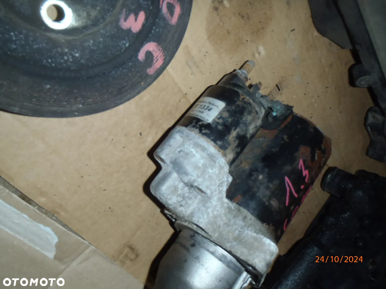 kolektor ssący alternator sprężarka sprzęgło docisk tarcza  dwumasa dwumas chłodniczka oleju opel corsa combo astra meriva 1.3 cdti - 6