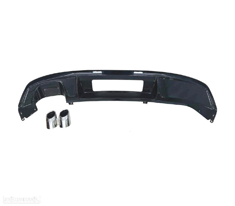 DIFUSOR SEAT LEON 17-20 LOOK FR PRETO BRILHANTE + PONTEIRAS DE ESCAPE - 2