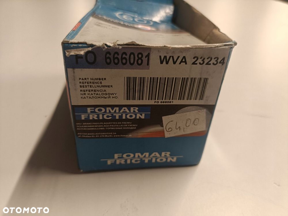 Daewoo Nubira Tacuma PRZEDNIE KLOCKI HAMULCOWE przód 666081 - 4