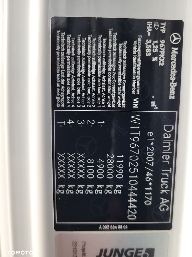 Mercedes-Benz ATEGO 12.27 *kontener * izoterma * winda * kamera *Retarder - 12