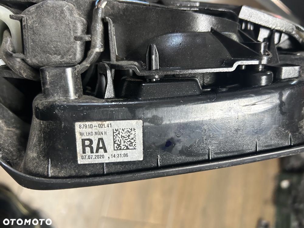 TOYOTA COROLLA E21 LUSTERKO ZEWNETRZNE PRAWE 6-PIN ORG - 3