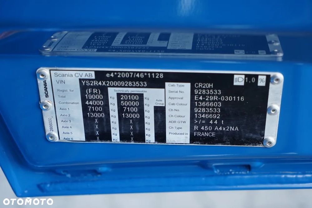 Scania R 450 / RETARDER / HYDRAULIKA / KLIMATYZACJA POSTOJOWA / ALUFELGI / - 37