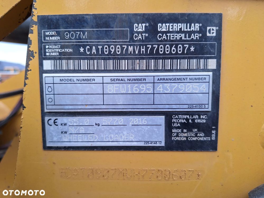 Caterpillar 907M 907 906m 906 Prosto z serwisu Caterpillar Niemcy! - 21