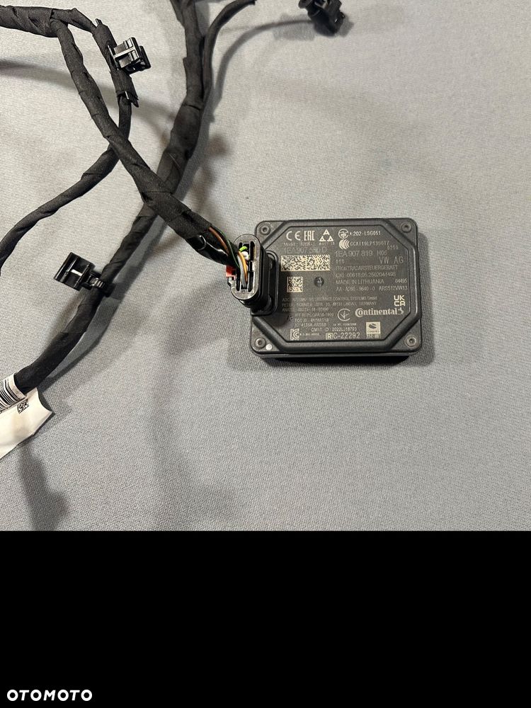 PRZEDNI RADAR SEAT VW CUPRA 1EA907550D RAZEM Z WIĄZKĄ - 3