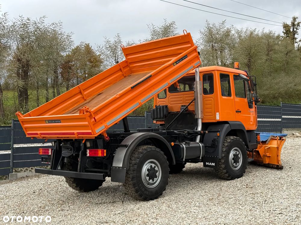 MAN * MAN 10-220 * Kiper Wywrotka Meiller * 4x4 * Zimowe Utrzymanie * Unimog * - 27