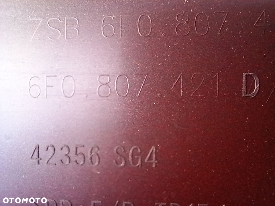 SEAT IBIZA V 4F0807121 ZDERZAK TYLNY TYŁ 17-> - 8