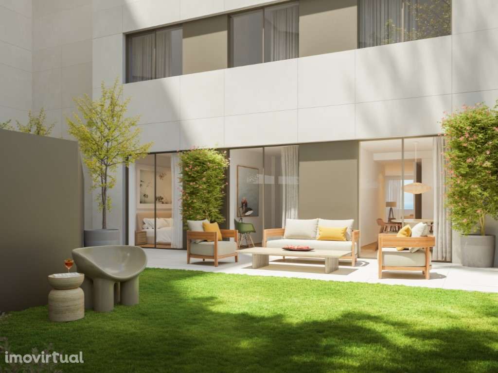 Apartamento T3 em Condomínio Privado na 1ª Linha de Mar | Forte de ... - Grande imagem: 2/26