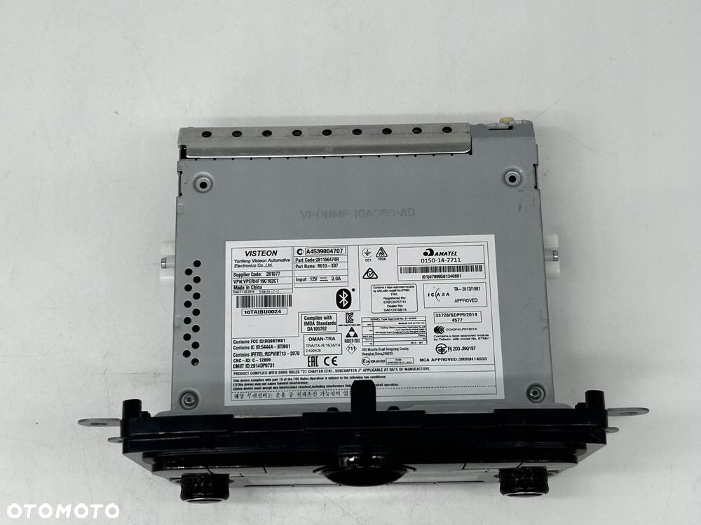 panel / radioodtwarzacz cd/dvd/gps smart forfour ii 281156474r - 6