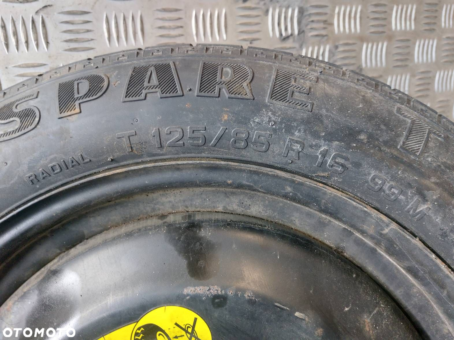 KOŁO DOJAZDOWE DOJAZDÓWKA C-MAX 4U5A-1A479-BB 5x108 125/85R16 PIRELLI - 2