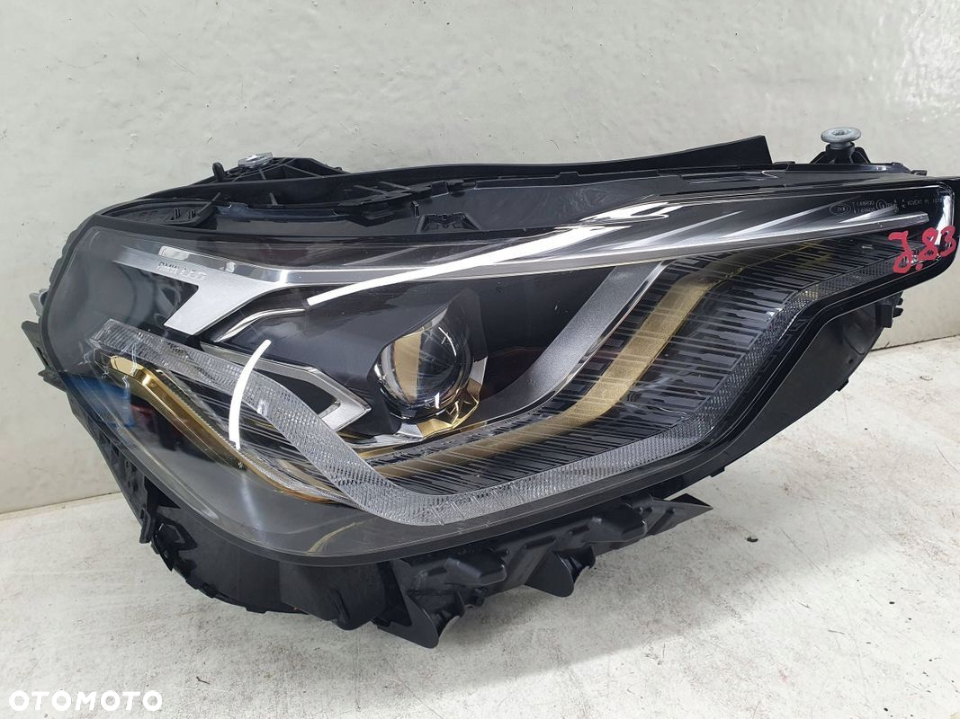 BMW 2 G42 M2 G87 LED Gold złota prawa lampa przednia przód reflektor - 3